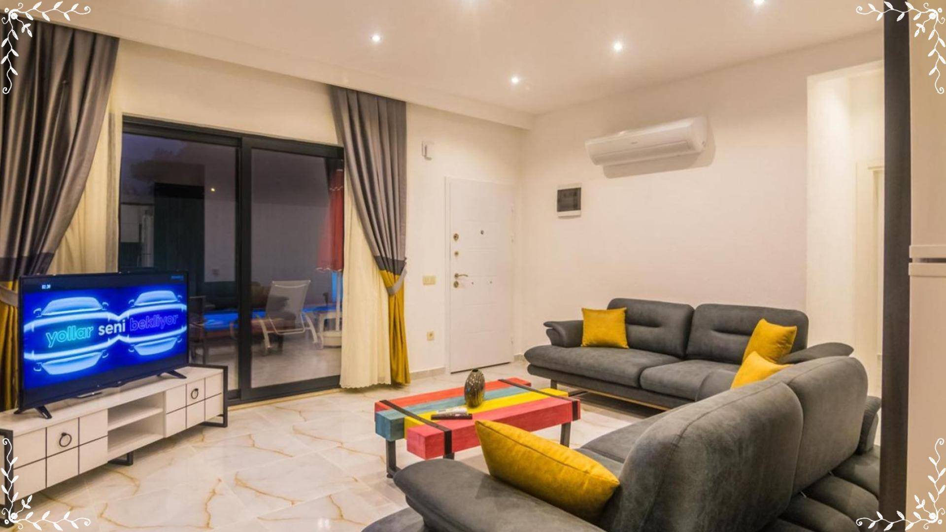 Kaş İslamlar'da Doğa İçerisinde, Özel Havuzlu, Kiralık Villa