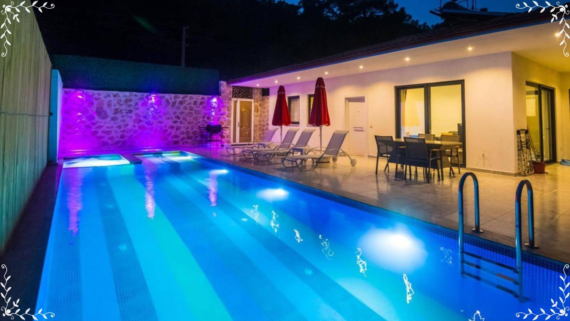 Kaş İslamlar'da Doğa İçerisinde, Özel Havuzlu, Kiralık Villa