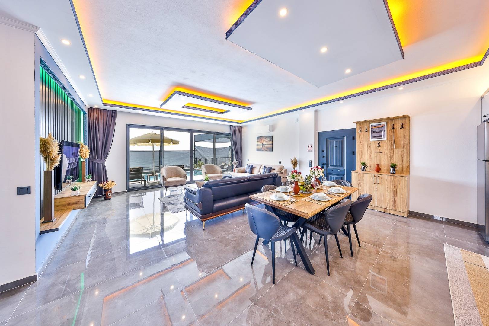 Kaş İslamlar'da Gözlerde Uzak Konumda, Özel Havuzlu, Konforlu Kiralık Villa