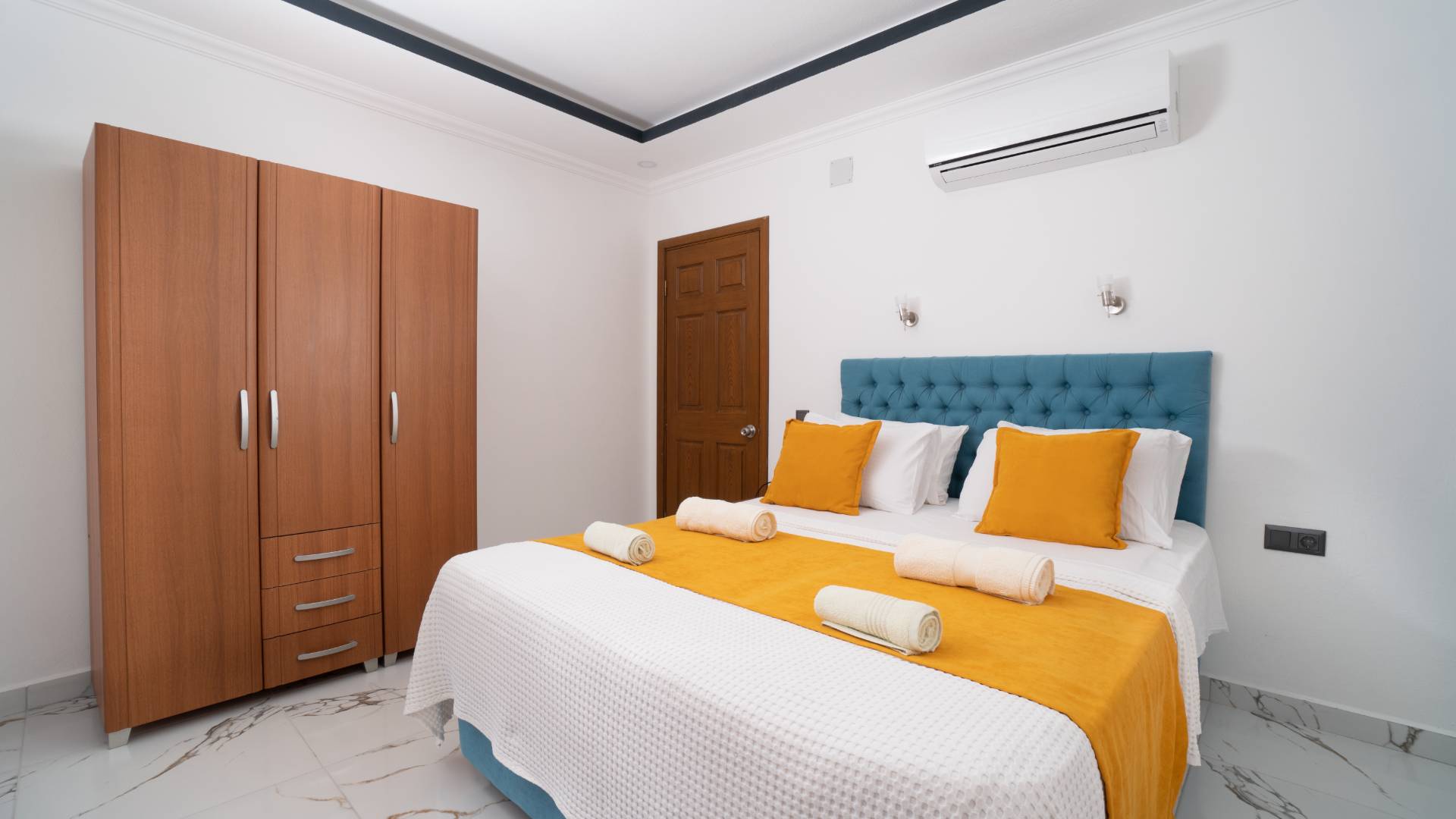 Kaş Akbel 'de Panoramik Deniz Manzaralı, Özel Havuzlu, Lüks Villa