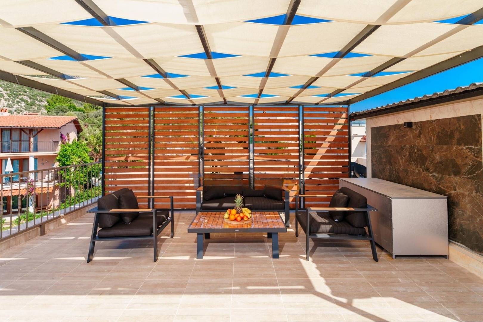 Kaş Kalkan'da Benzersiz Deniz Manzaralı, Özel Havuzlu, İkiz Villa