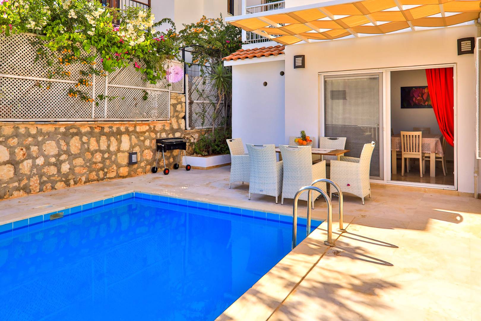 Kaş Kalkan'da Deniz Manzaralı, Özel Havuzlu, 3+1 Lüks Villa