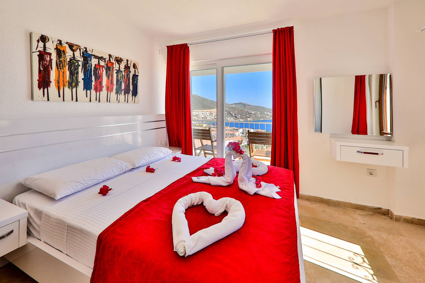 Kaş Kalkan'da Deniz Manzaralı, Özel Havuzlu, 3+1 Lüks Villa