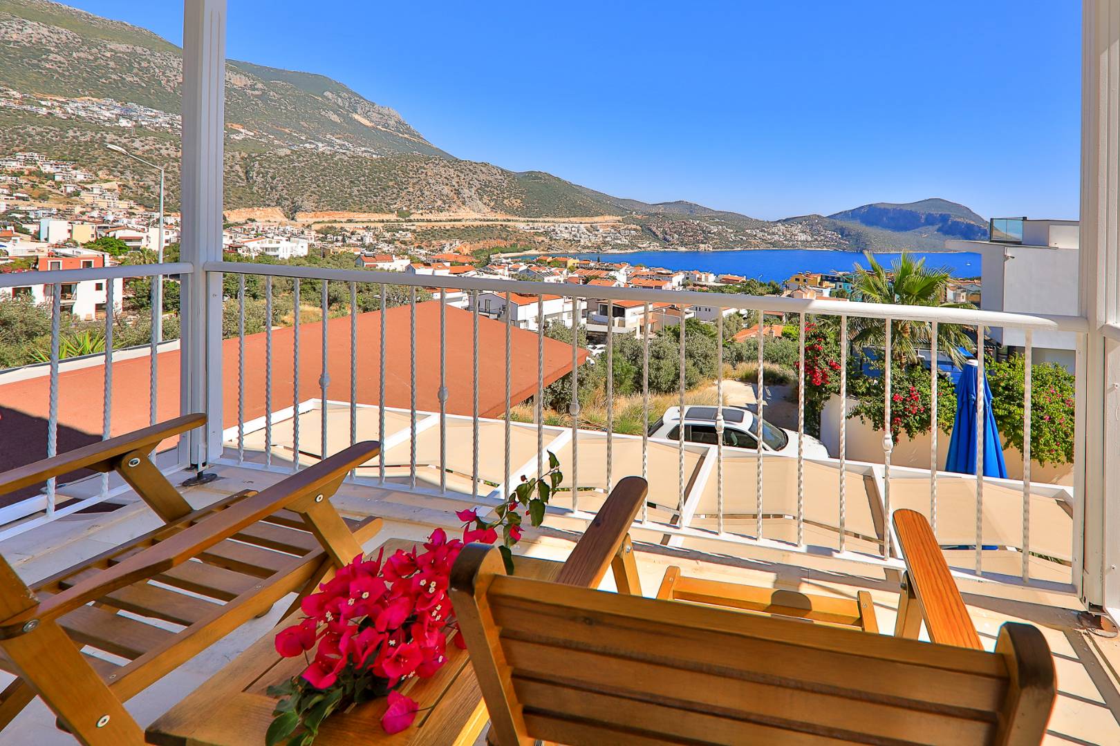 Kaş Kalkan'da Deniz Manzaralı, Özel Havuzlu, 3+1 Lüks Villa
