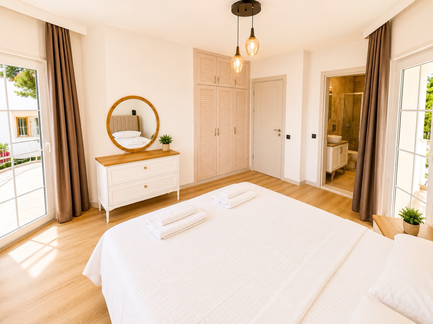 Kaş Kalkan'da Enfes Deniz Manzaralı, 8 Kişilik, Konforlu Villa