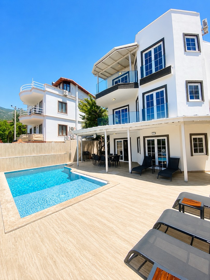 Kaş Kalkan'da Enfes Deniz Manzaralı, 8 Kişilik, Konforlu Villa 25205 — 3