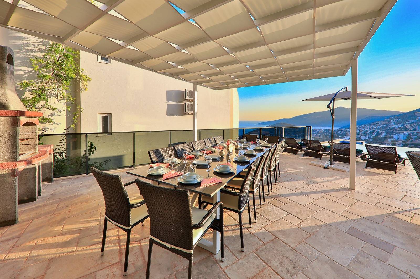 Kaş Kalkan'da Eşsiz Deniz Manzaralı, Sonsuzluk Havuzlu, Lüks Villa 46454 — 6