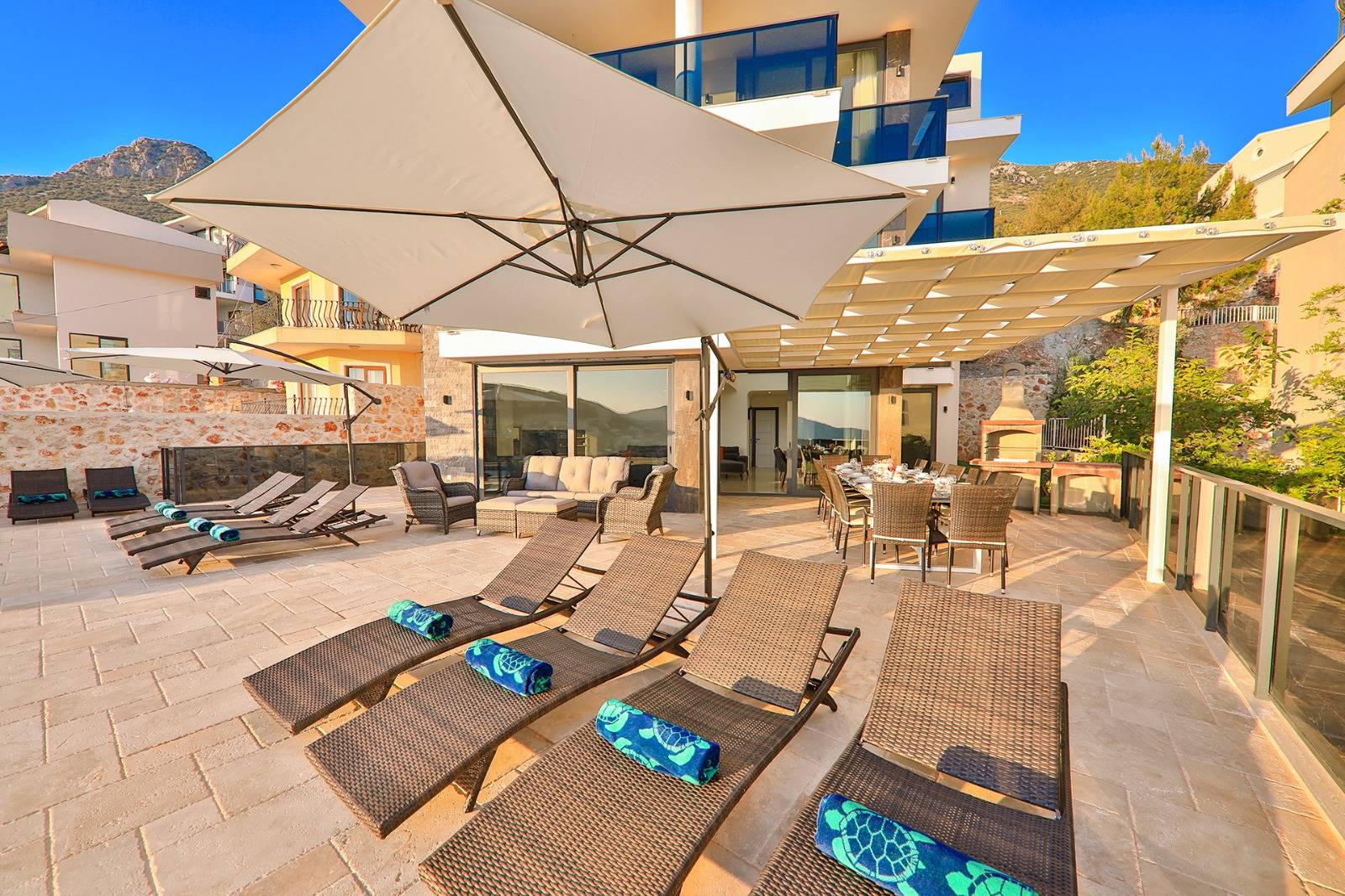 Kaş Kalkan'da Eşsiz Deniz Manzaralı, Sonsuzluk Havuzlu, Lüks Villa 46454 — 7