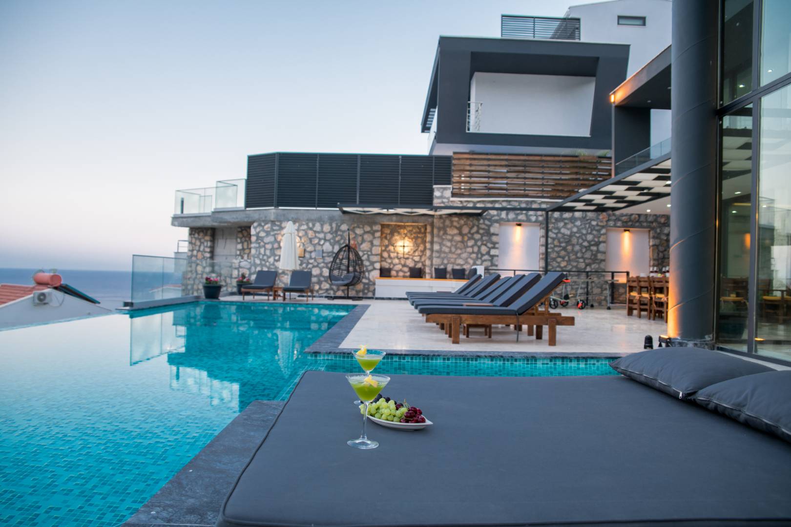 Kaş Kalkan'da Seyrine Doyulmaz Deniz Manzaralı, Özel Havuzlu, Lüks Villa