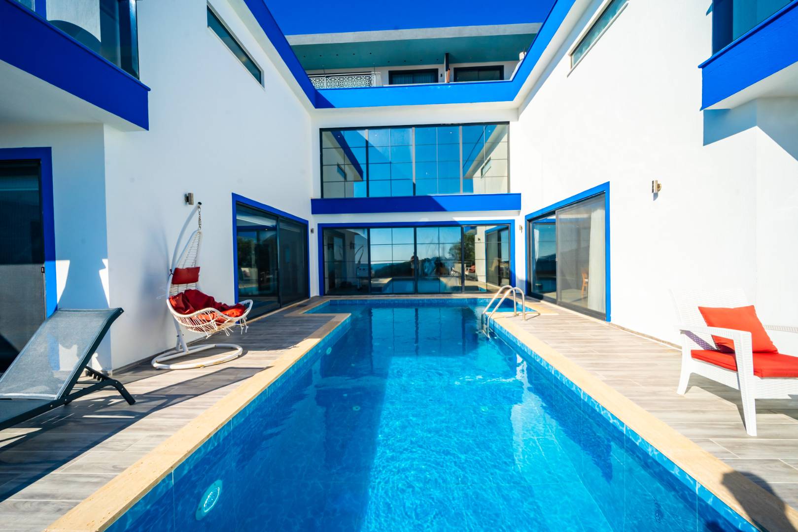 Kaş Kördere'de Sakin Konumda, Özel Havuzlu, Olanaklı Villa 46252 — 7