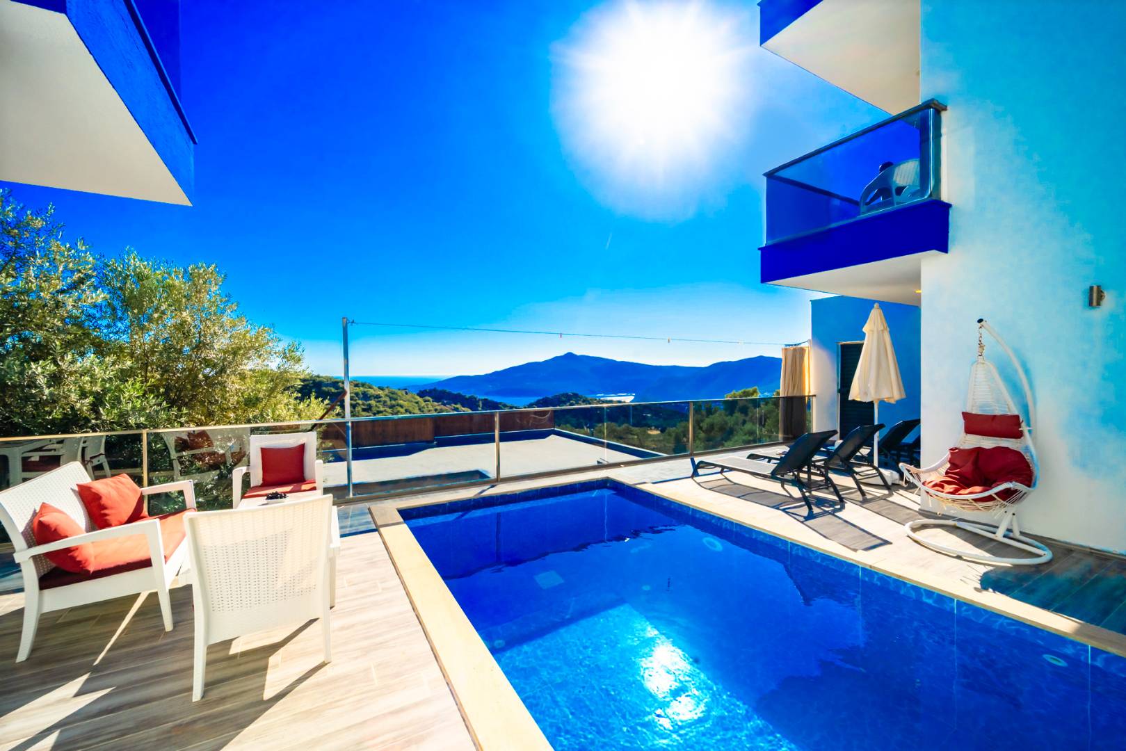 Kaş Kördere'de Sakin Konumda, Özel Havuzlu, Olanaklı Villa 46252 — 8