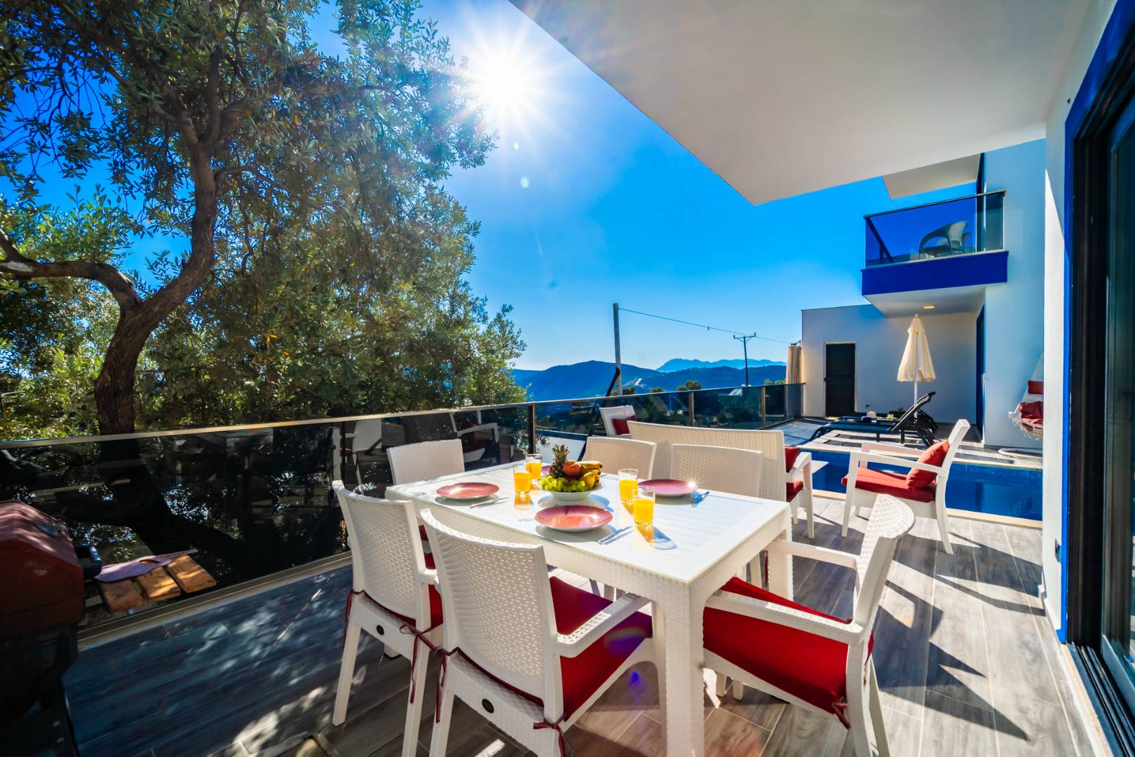 Kaş Kördere'de Sakin Konumda, Özel Havuzlu, Olanaklı Villa 46252 — 9