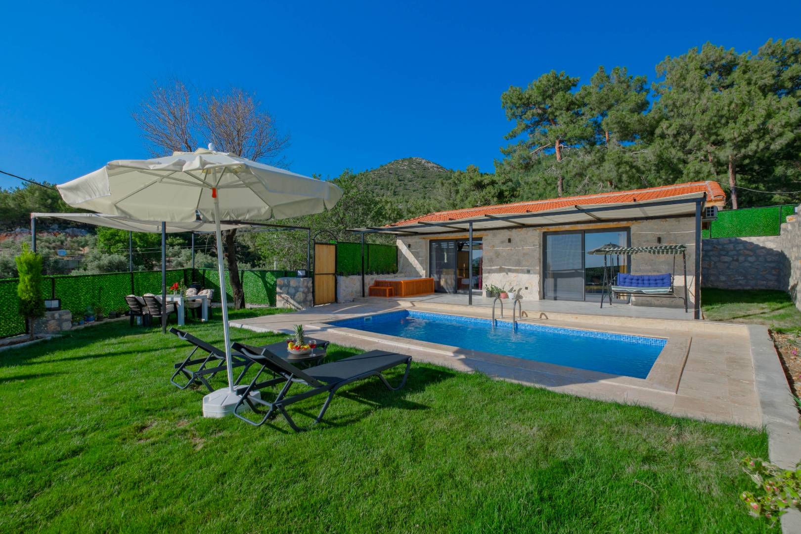 Kaş Ova'da Doğa İle İç İçe, Özel Havuzlu, Korunaklı Villa 46136 — 3