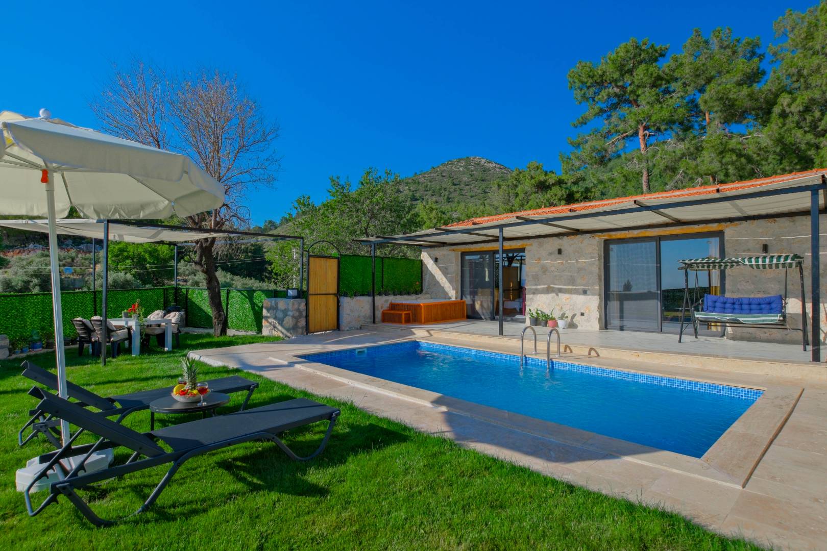 Kaş Ova'da Doğa İle İç İçe, Özel Havuzlu, Korunaklı Villa 46136 — 5