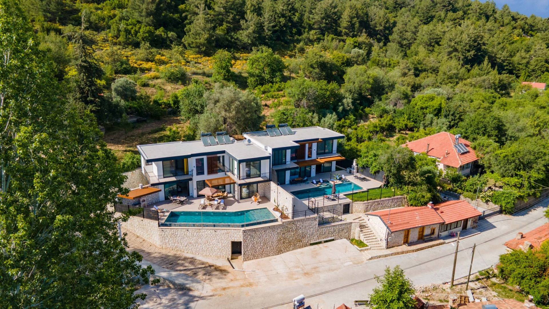 Kaş Pınarbaşı'nda Enfes Doğada, Özel Havuzlu, Kiralık Villa