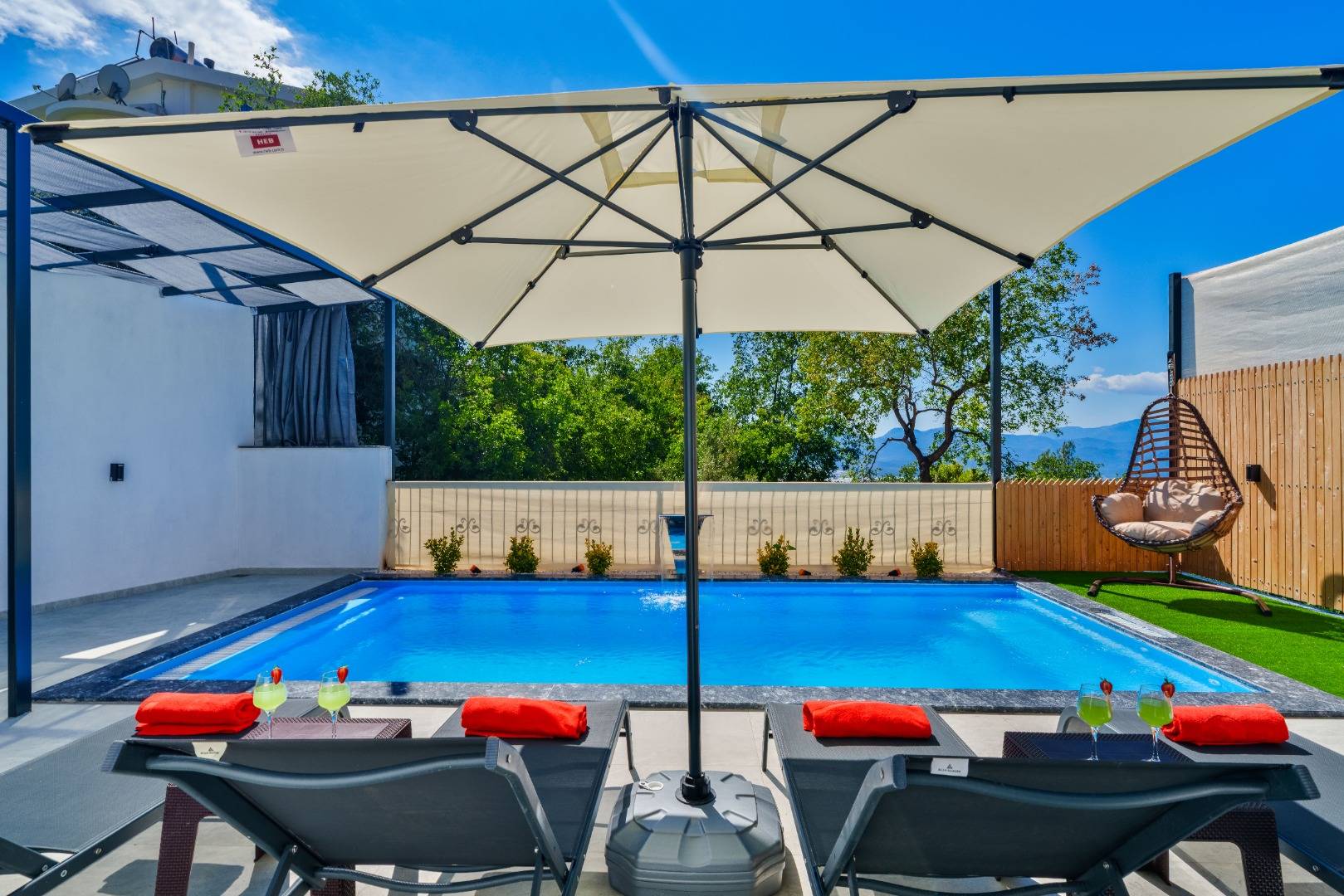 Kaş Üzümlü'de Doğa İle İç İçe, Özel Havuzlu, 5 Kişilik Villa 45932 — 4