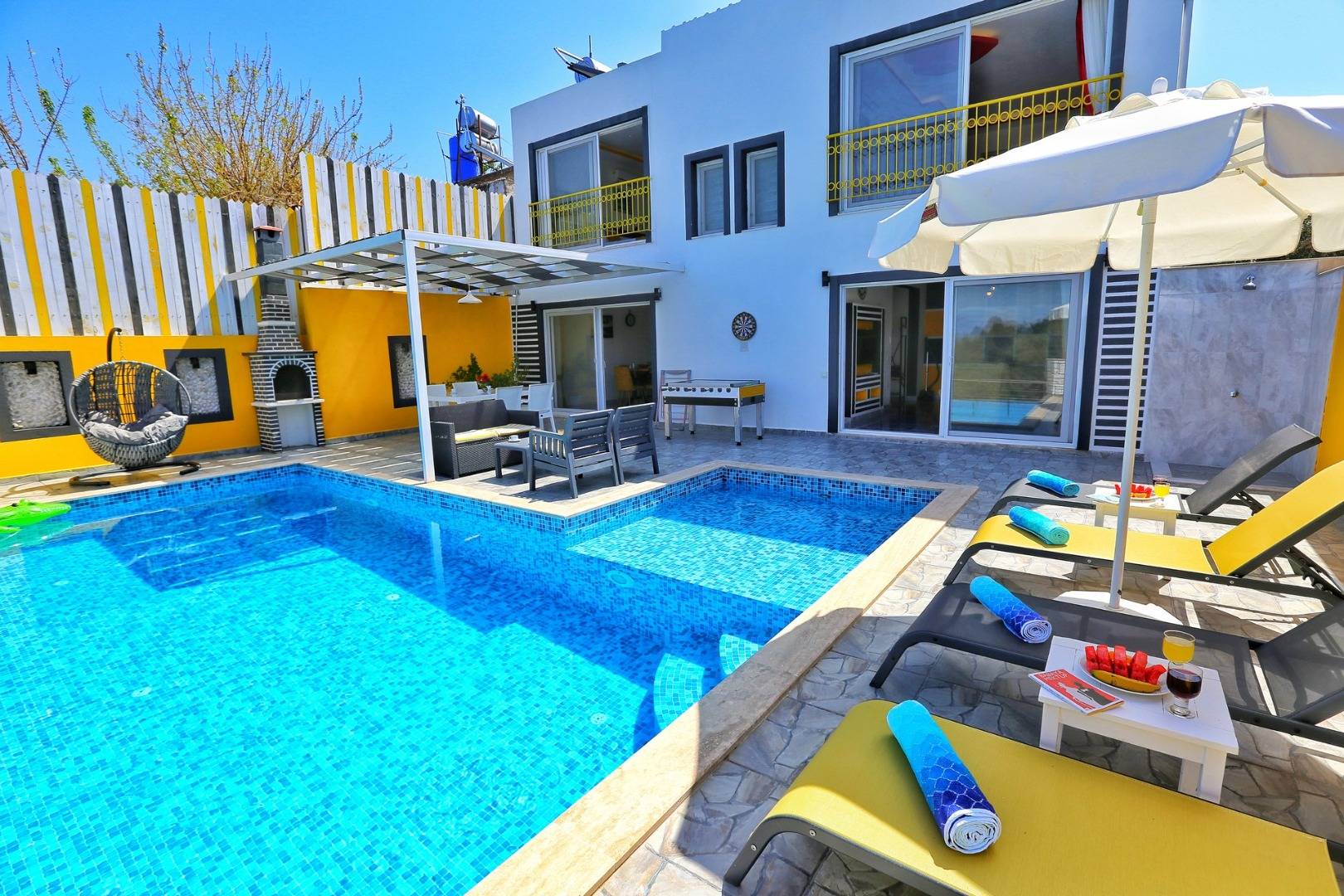 Kaş Üzümlü'de Doğa Manzaralı, Özel Havuzlu, Muhafazakar Villa 46516 — 2