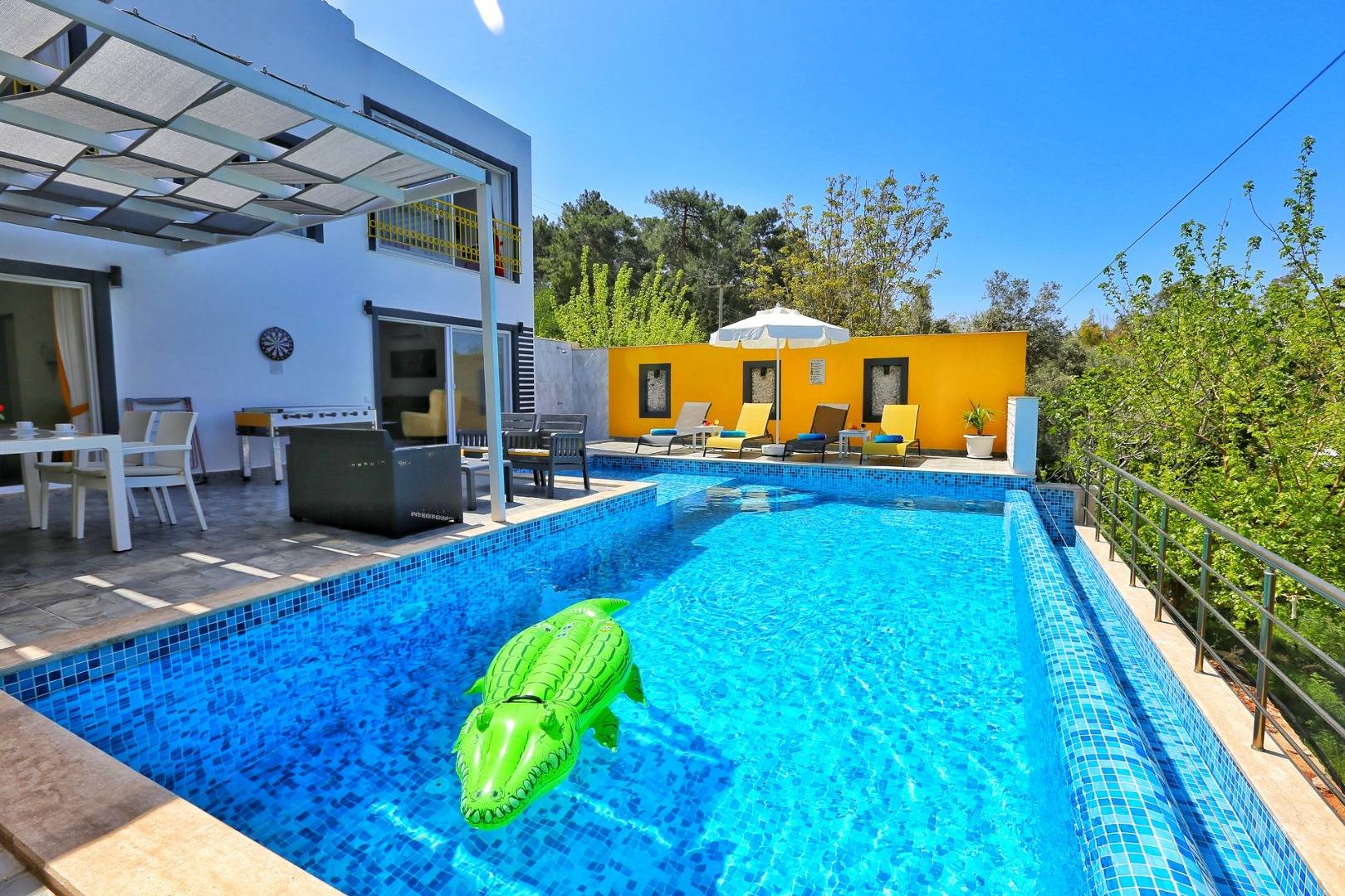 Kaş Üzümlü'de Doğa Manzaralı, Özel Havuzlu,  Muhafazakar Villa 46516 — 5