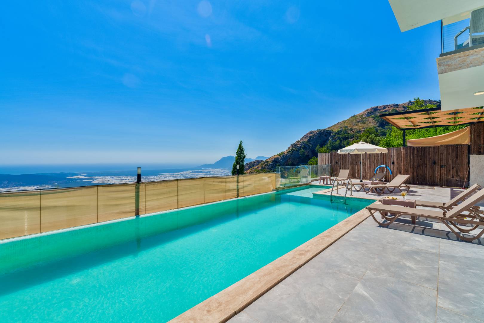 Kaş Üzümlü'de Harika Doğa Manzaralı, Özel Havuzlu, 2+1 Villa 45634 — 8