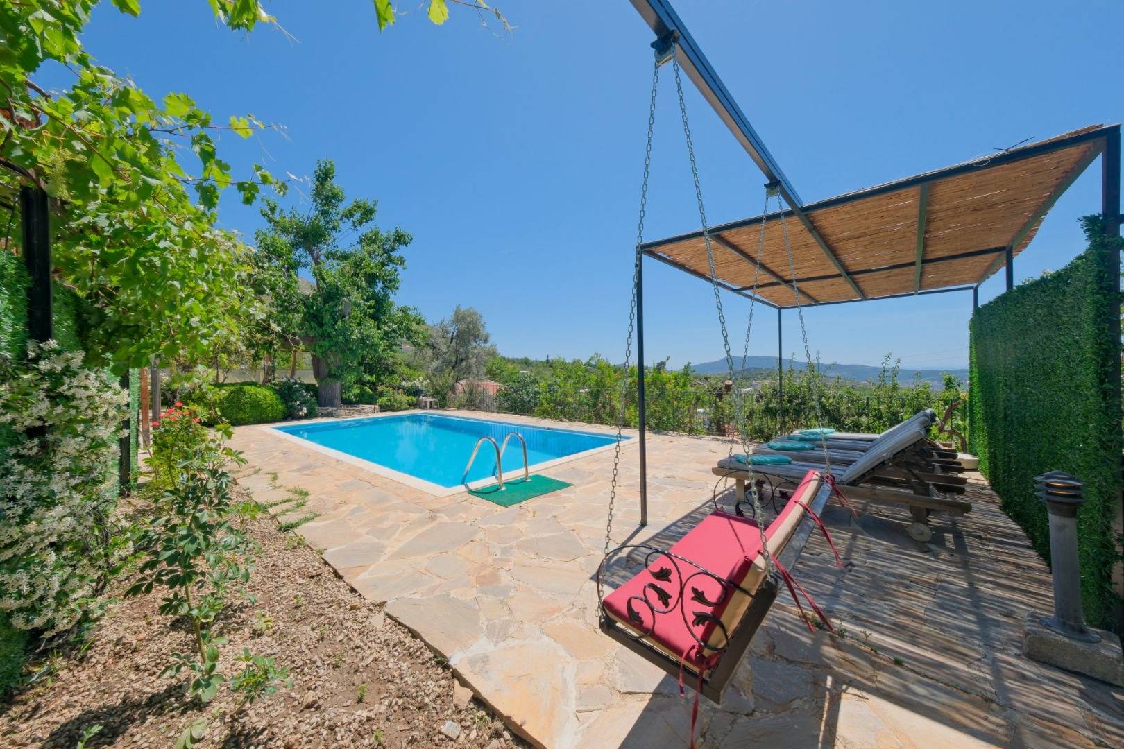 Kaş Üzümlü'de Harika Doğa Manzaralı, Özel Havuzlu, 3+1 Villa