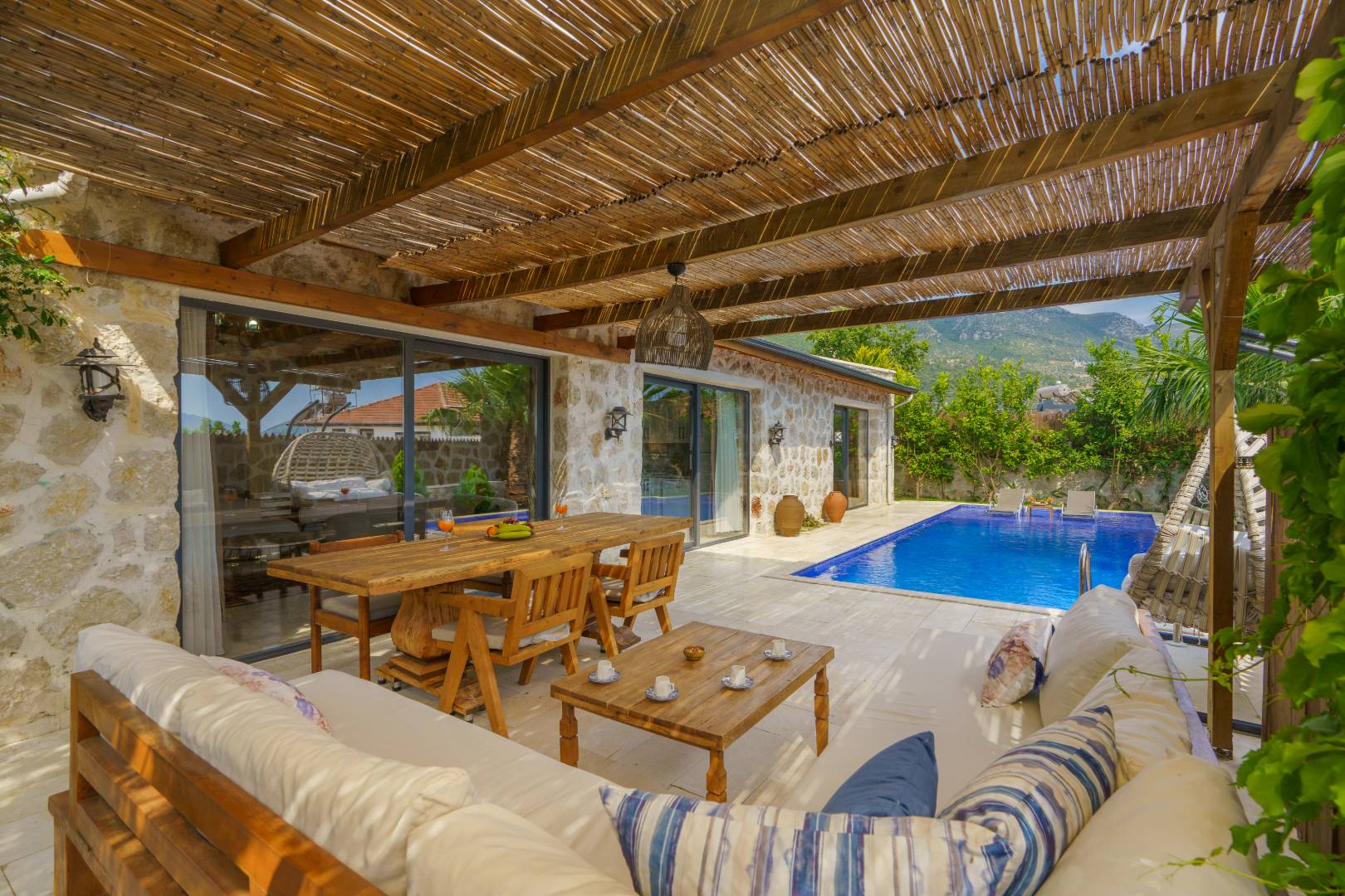 Kaş Üzümlü'de Huzurlu Doğada, Özel Havuzlu, Konforlu Villa 46090 — 9