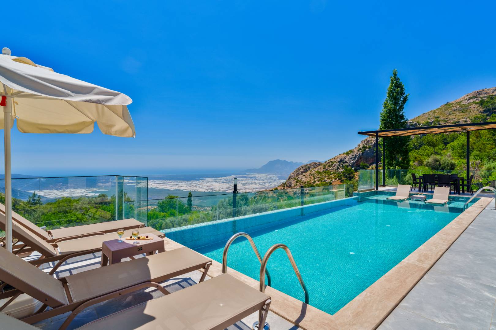 Kaş Üzümlü'de Muhteşem Doğa Manzaralı, Özel Havuzlu, 3+1 Villa 45632 — 4