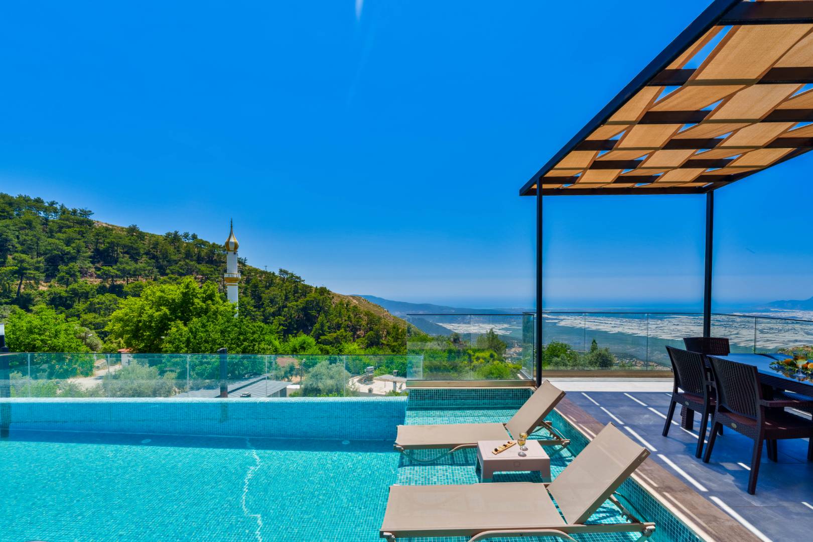 Kaş Üzümlü'de Muhteşem Doğa Manzaralı, Özel Havuzlu, 3+1 Villa 45632 — 7