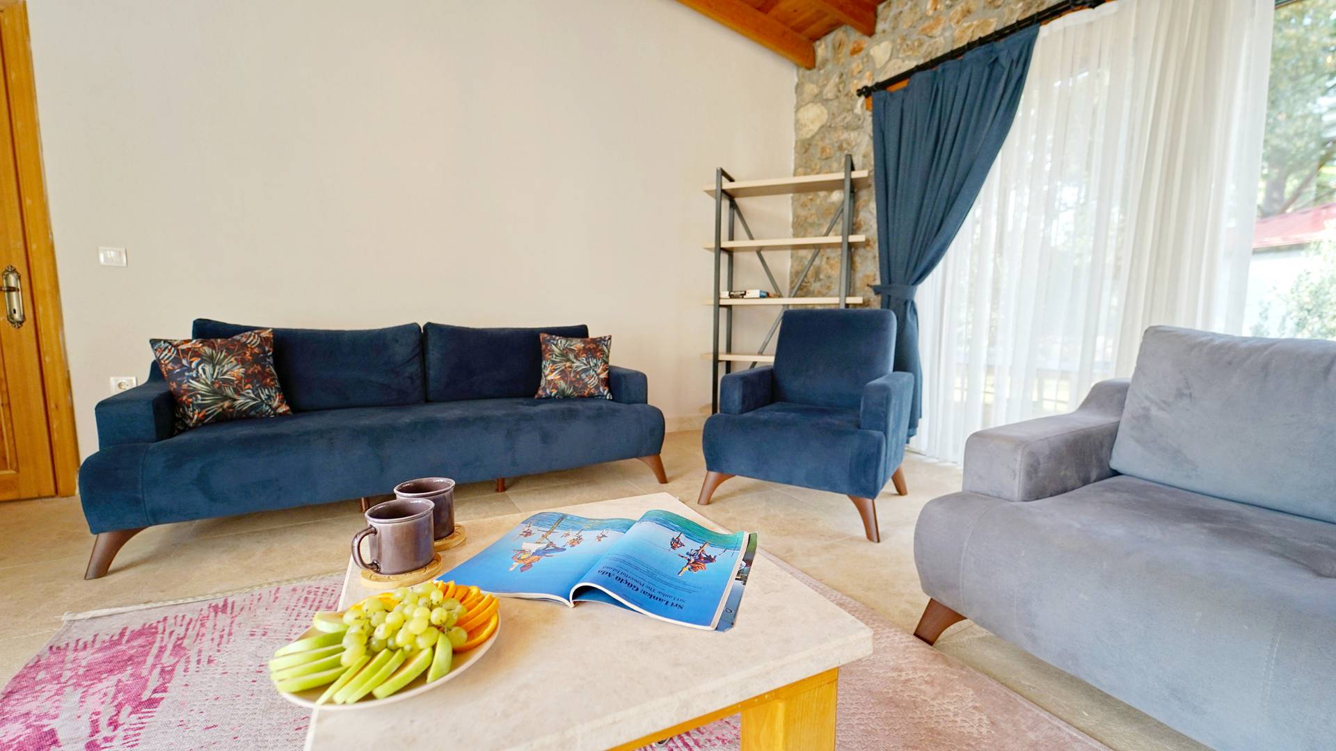 Fethiye Kayaköy'de Otantik Tasarımlı, Özel Havuzlu, Jakuzili Villa