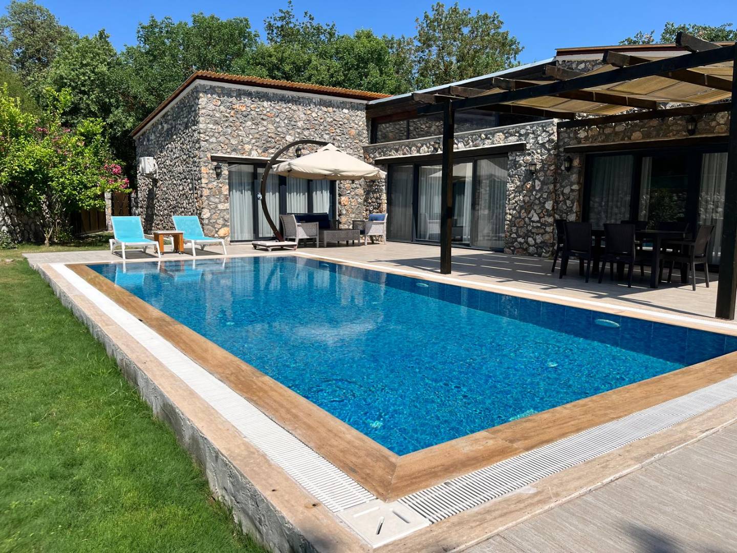 Fethiye Kayaköy'de Geniş Ailelere Uygun, Özel Havuzlu, Bahçeli Villa 46309 — 3