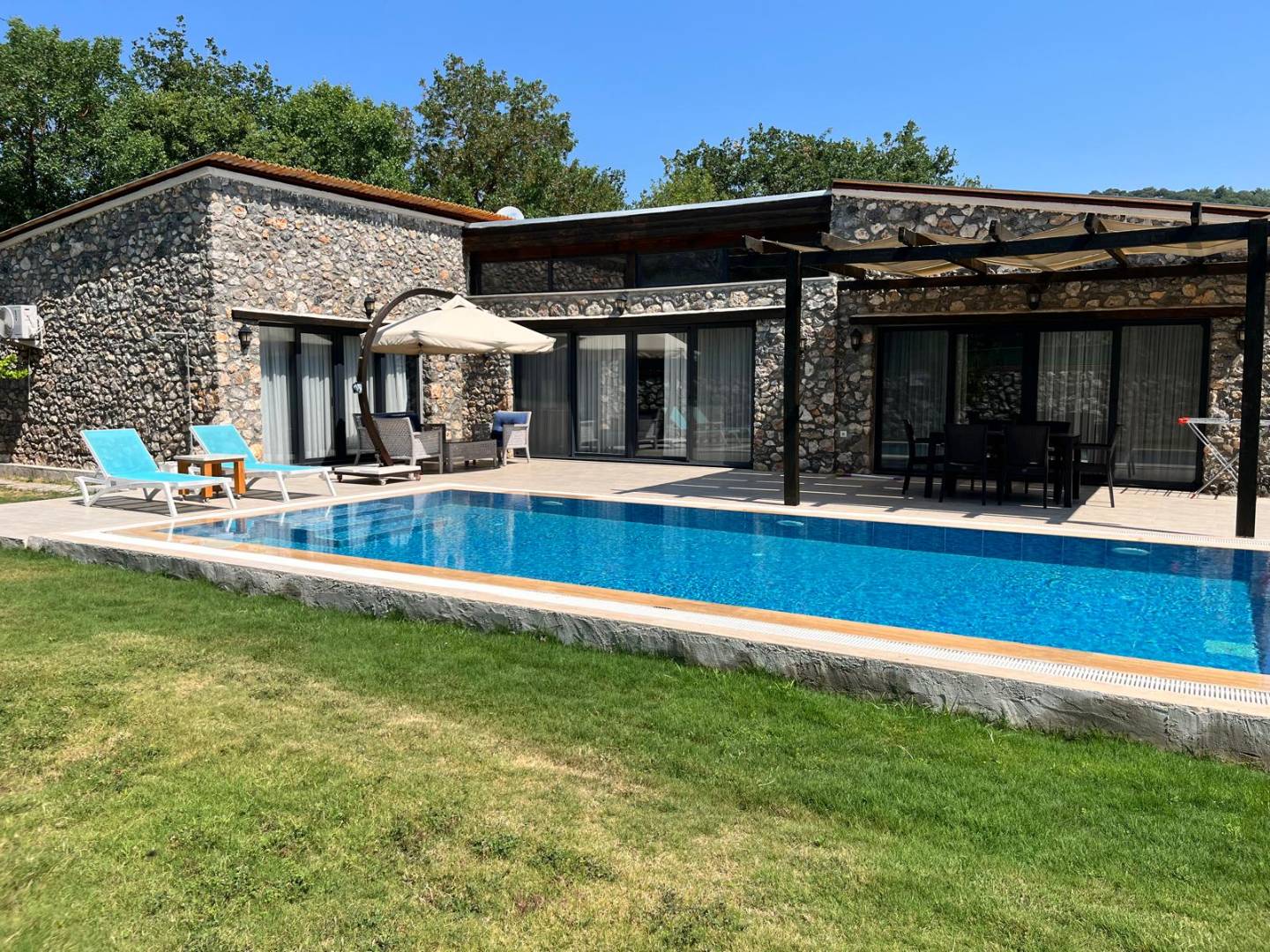 Fethiye Kayaköy'de Geniş Ailelere Uygun, Özel Havuzlu, Bahçeli Villa 46309 — 2