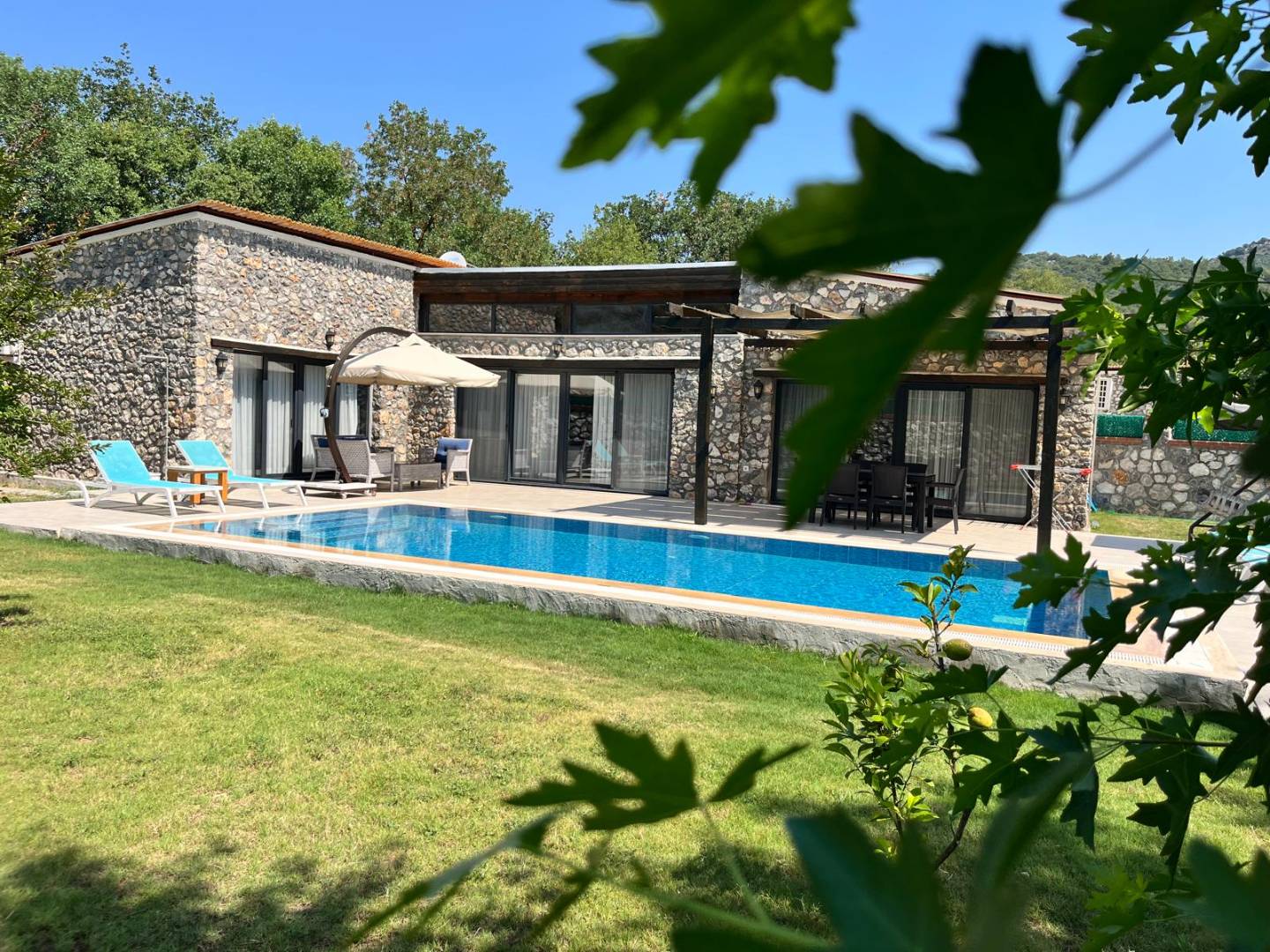 Fethiye Kayaköy'de Geniş Ailelere Uygun, Özel Havuzlu, Bahçeli Villa 46309