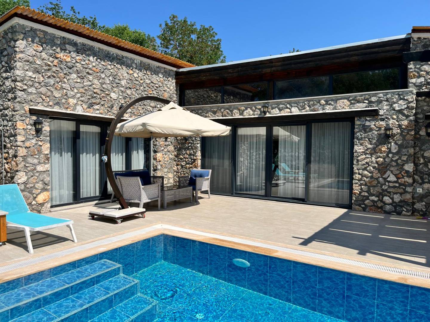 Fethiye Kayaköy'de Geniş Ailelere Uygun, Özel Havuzlu, Bahçeli Villa 46309 — 6
