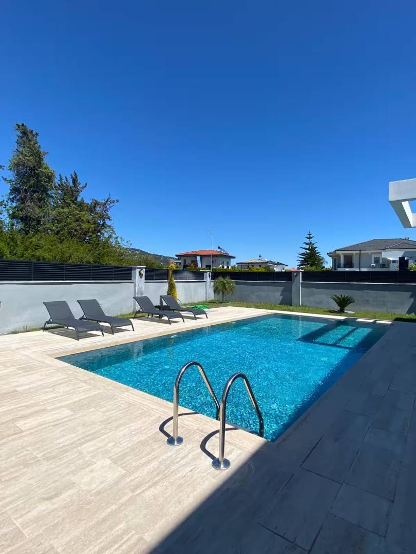 Kemer Çamyuva'da Enfes Doğa Manzaralı, Özel Havuzlu, Kiralık Villa 45767 - 2