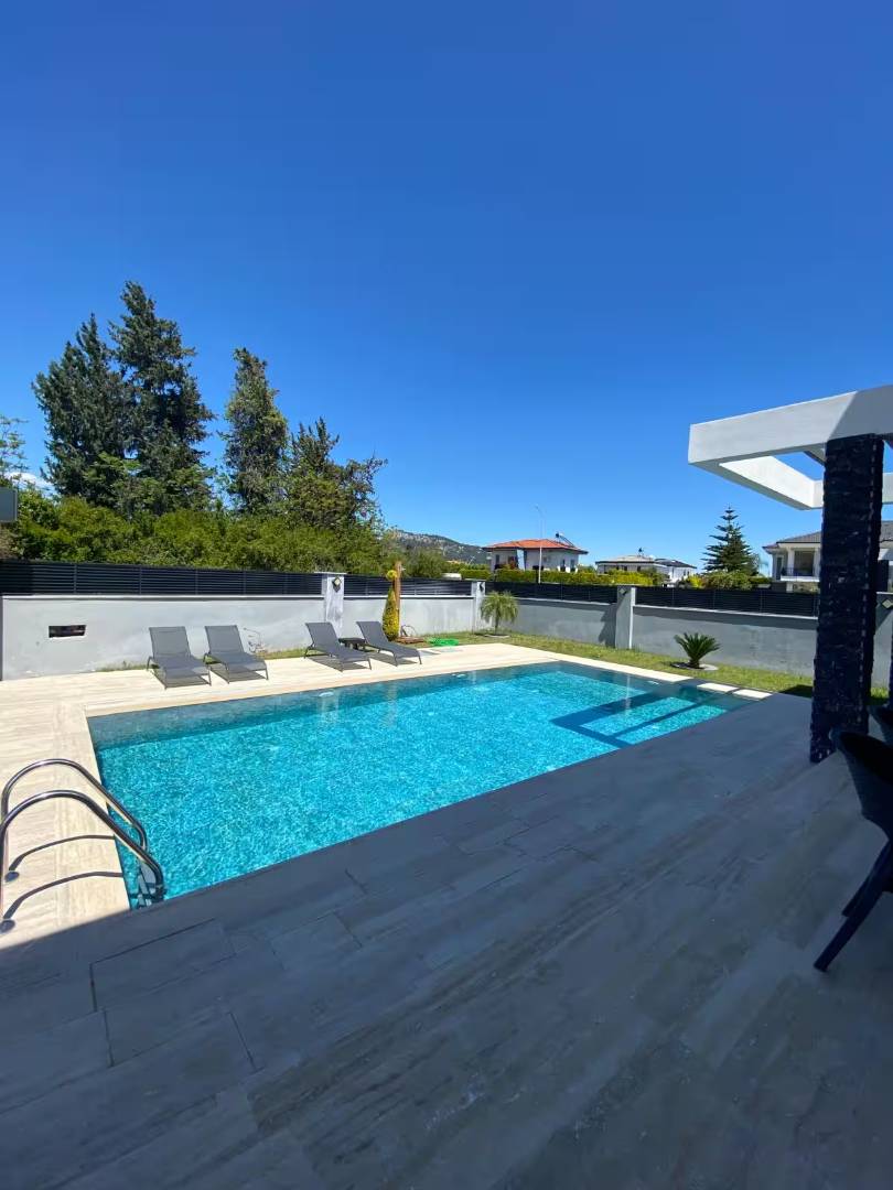 Kemer Çamyuva'da Enfes Doğa Manzaralı, Özel Havuzlu, Kiralık Villa 45767 - 4