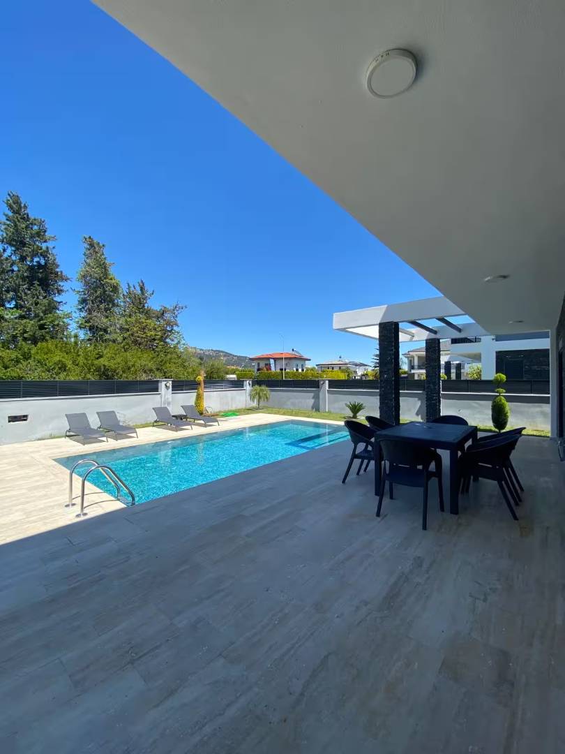 Kemer Çamyuva'da Enfes Doğa Manzaralı, Özel Havuzlu, Kiralık Villa 45767 — 8