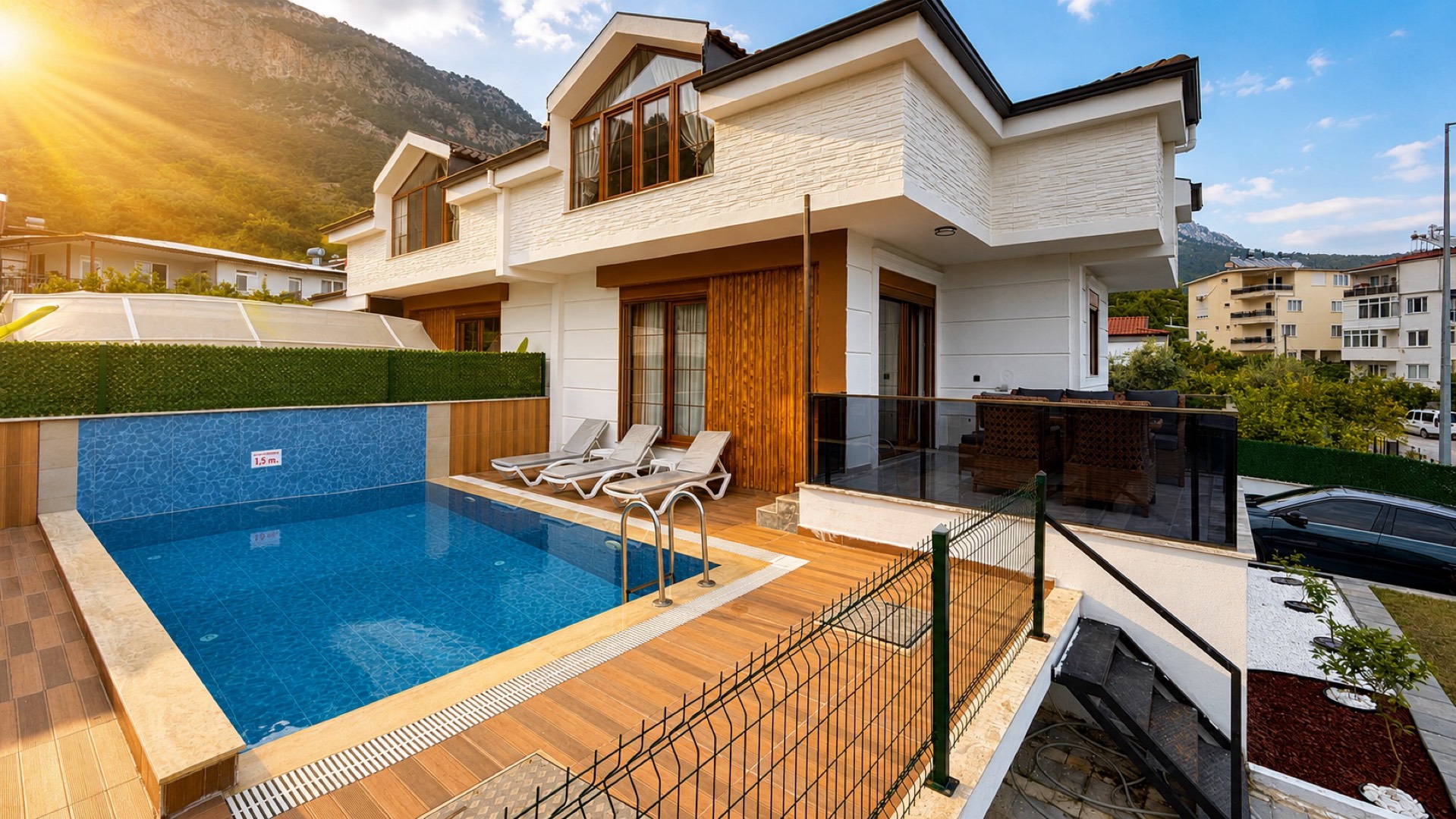 Kemer Göynük'te Çekirdek Ailelere Uygun, Özel Havuzlu, Modern Villa 42646 — 5