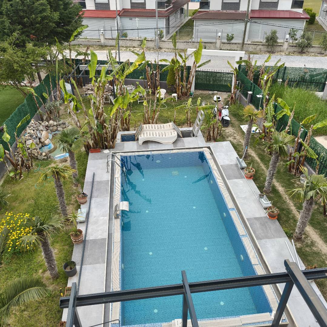 Kuşadası Güzelçamlı'da Özel Havuzlu, Özel Bahçeli, Dubleks Villa 37662 — 9