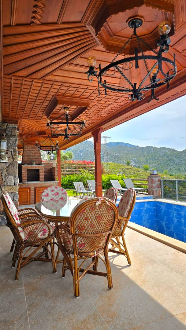 Marmaris Bozburun'da Sakin Konumda, Özel Havuzlu, Konforlu Villa 46261 — 3
