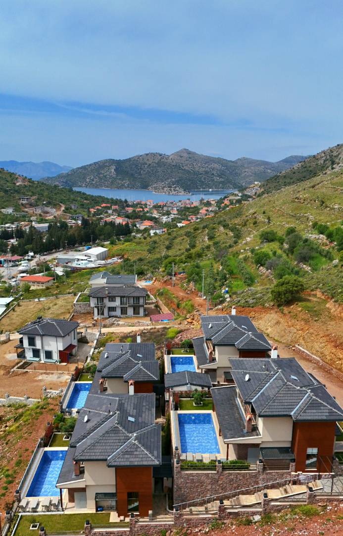 Marmaris Bozburun'da Çekirdek Ailelere Uygun, Özel Havuzlu, Ferah Villa