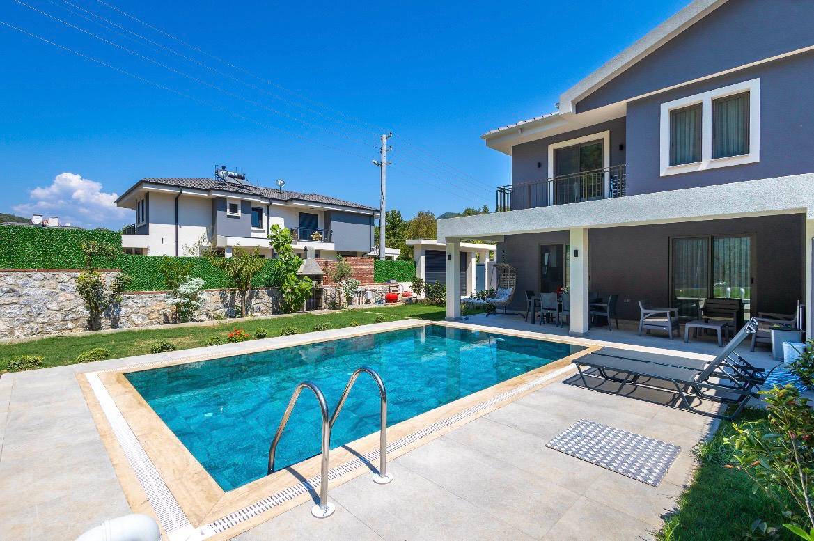 Marmaris Çamlı'da Modern Tasarımlı, Özel Havuzlu, 2+1 Villa 46315