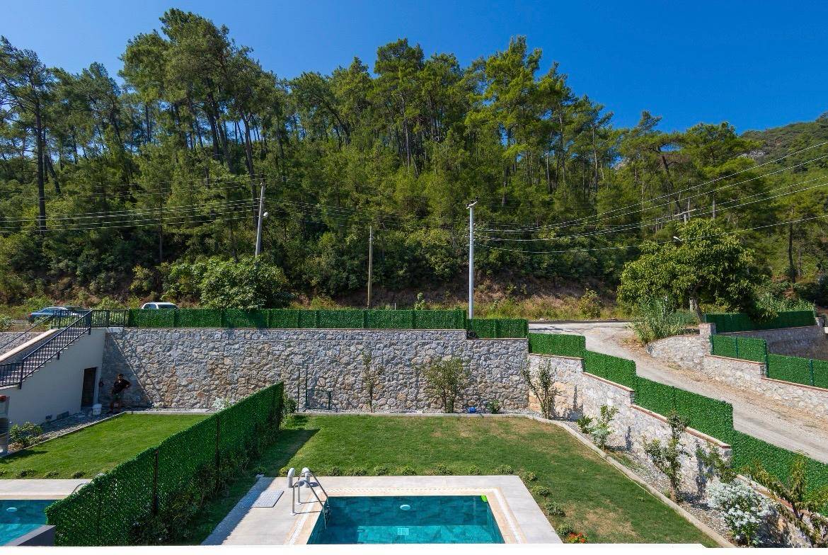 Marmaris Çamlı'da Modern Tasarımlı, Özel Havuzlu, 2+1 Villa