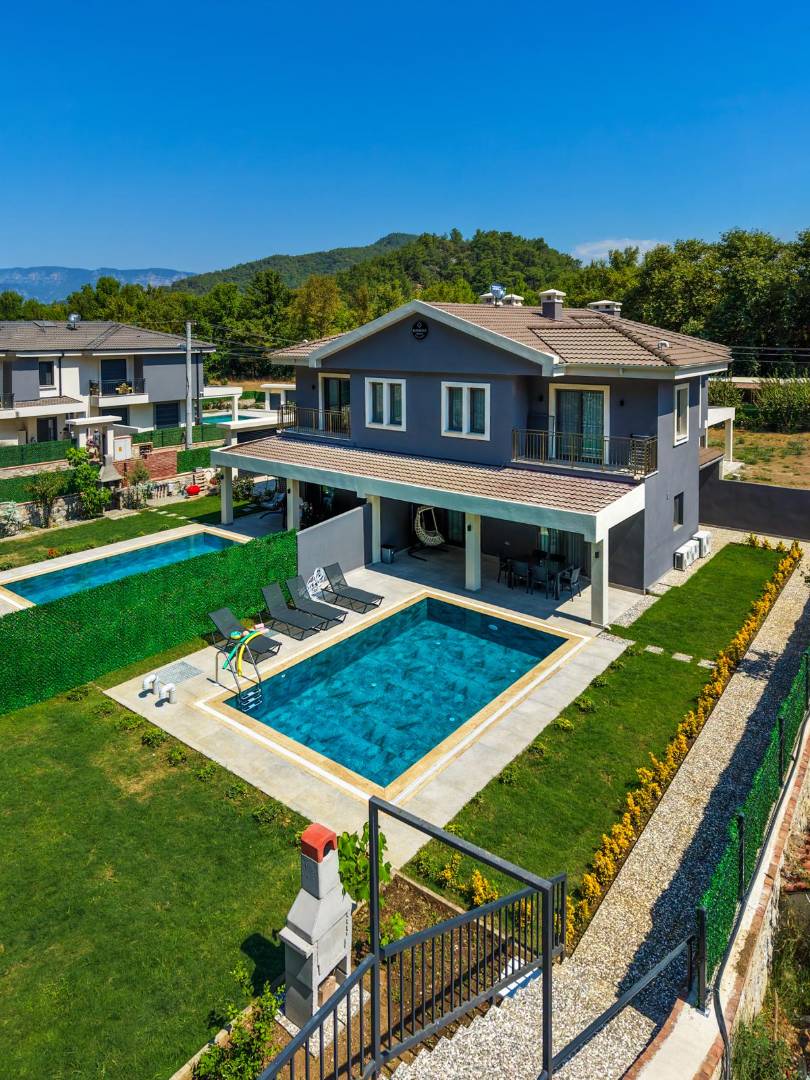 Marmaris Çamlı'da Muhteşem Doğada, Özel Havuzlu, Bahçeli Villa