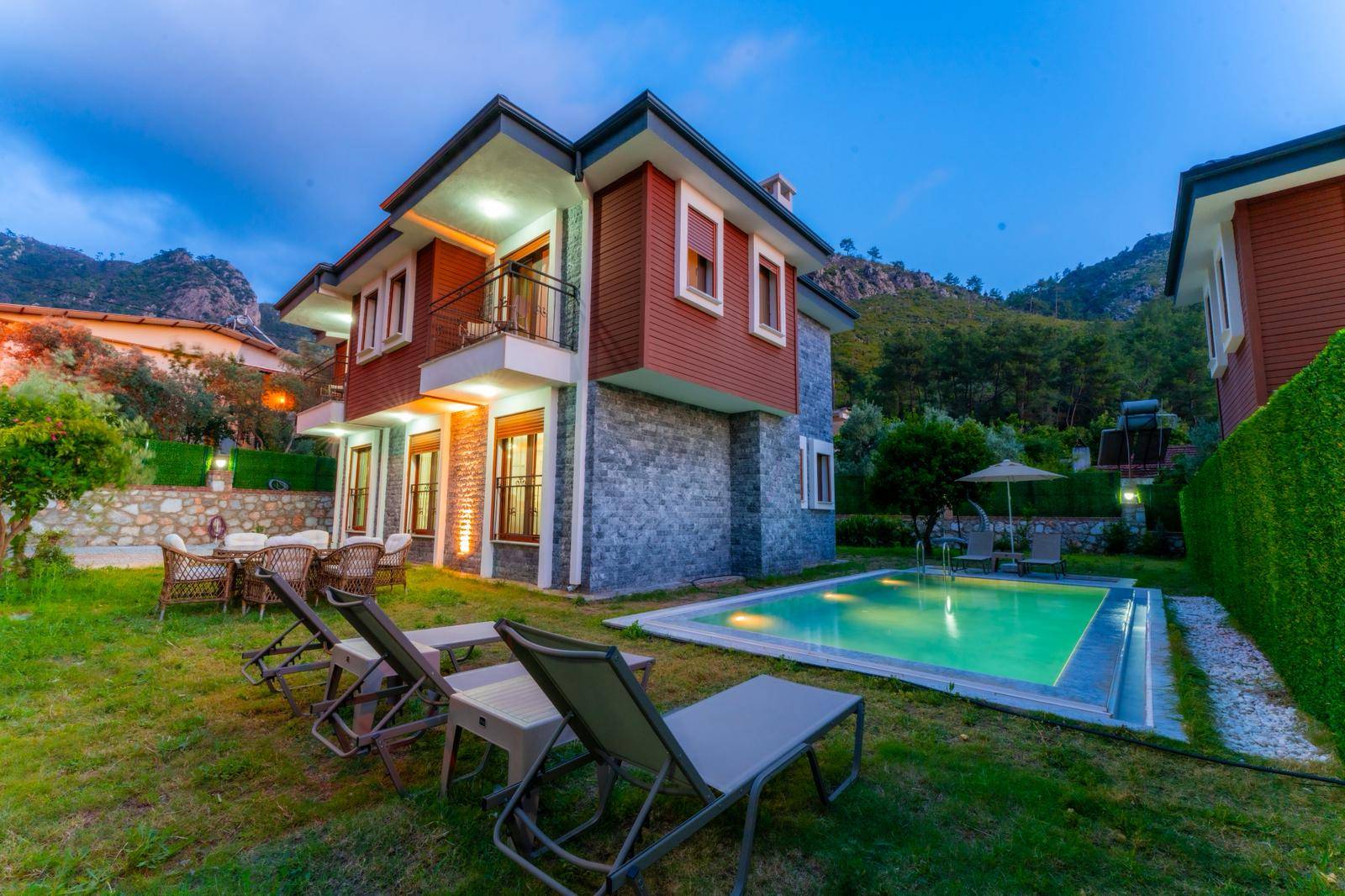 Marmaris Orhaniye'de Doğa İle İç İçe, Özel Havuzlu, Ferah Villa 45994