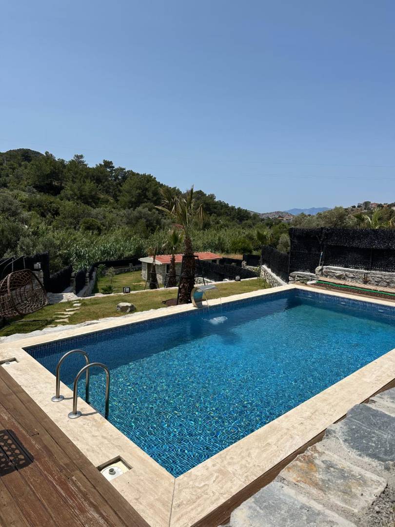 Marmaris Söğüt'te Modern Tasarımlı, Özel Havuzlu, Bahçeli Lüks Villa 46124 — 2