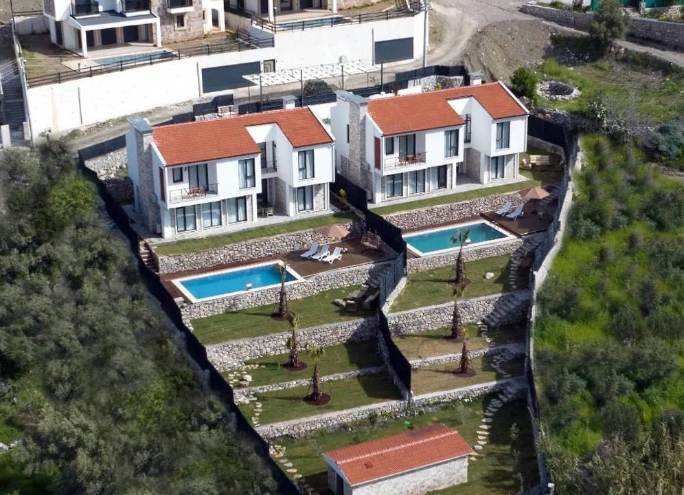 Marmaris Söğüt'te Modern Tasarımlı, Özel Havuzlu, Bahçeli Lüks Villa