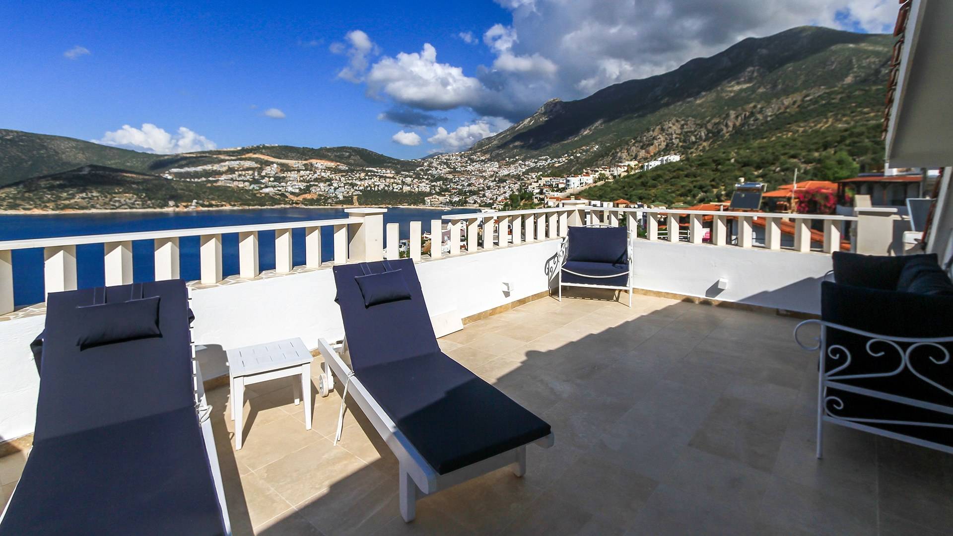 Kaş Kalkan'da Deniz Manzaralı, Özel Havuzlu, Kiralık Villa 45752 — 8