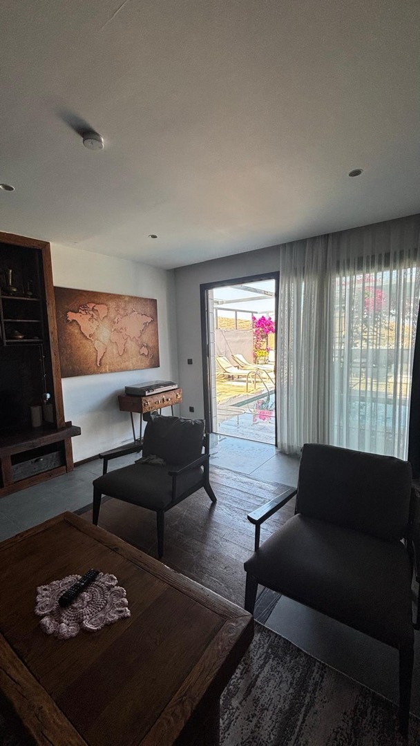 Muğla Bodrum'da Eşsiz Deniz Manzaralı, Özel Havuzlu, Modern Villa 27145 — 9