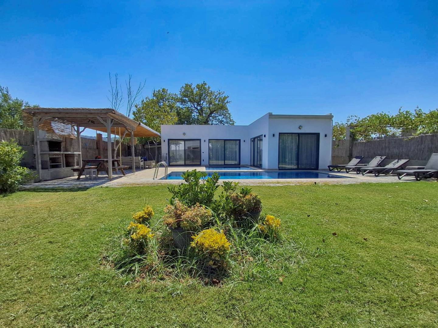 Muğla Fethiye'de Geniş Bahçeli, Özel Havuzlu, Kiralık Lüks Villa 33515 — 7