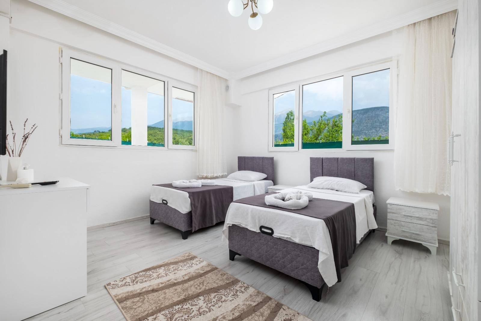 Muğla Seydikemer'de Çekirdek Ailelere Uygun, Özel Havuzlu, Ferah Villa