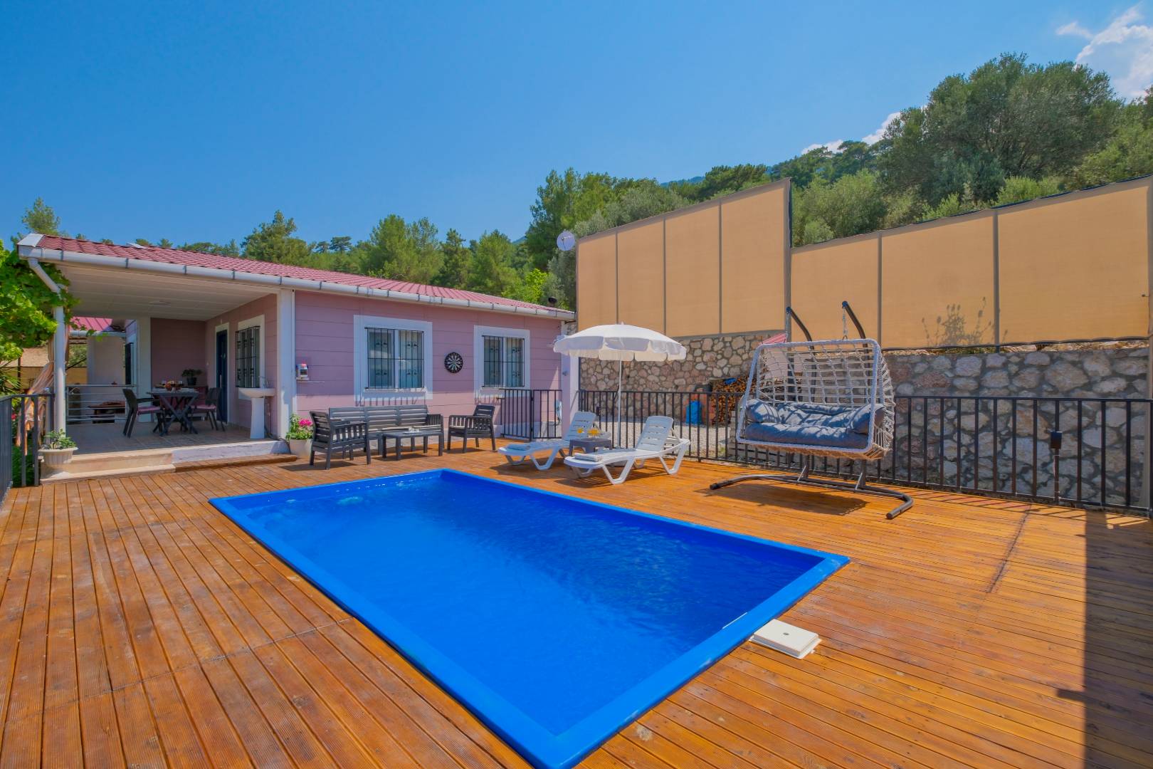 Muğla Seydikemer'de Sakin Konumda, Özel Havuzlu, Balayı Villası 45721 — 3